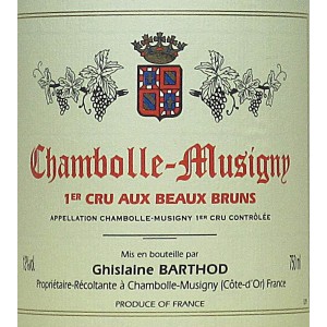 Chambolle-Musigny 1er Cru, Ghislaine Barthod, Aux Beaux Bruns