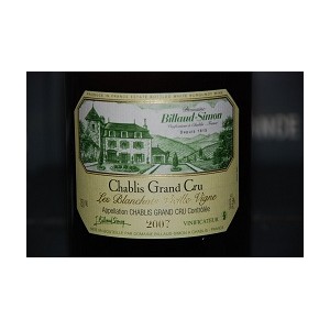 Domaine Billaud-Simon, Chablis Grand Cru, Les Blanchots