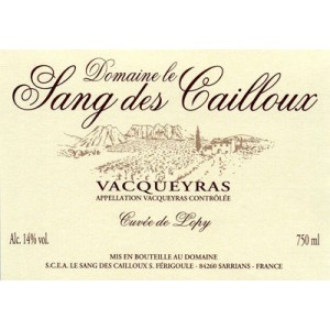 Domaine Le Sang des Cailloux, Cuvée Lopy