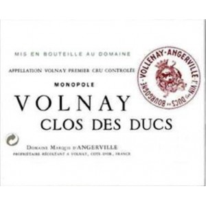 Volnay 1er Cru, Domaine Marquis D'Angerville, Clos des Ducs